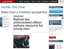Tablet Screenshot of insidethepew.net